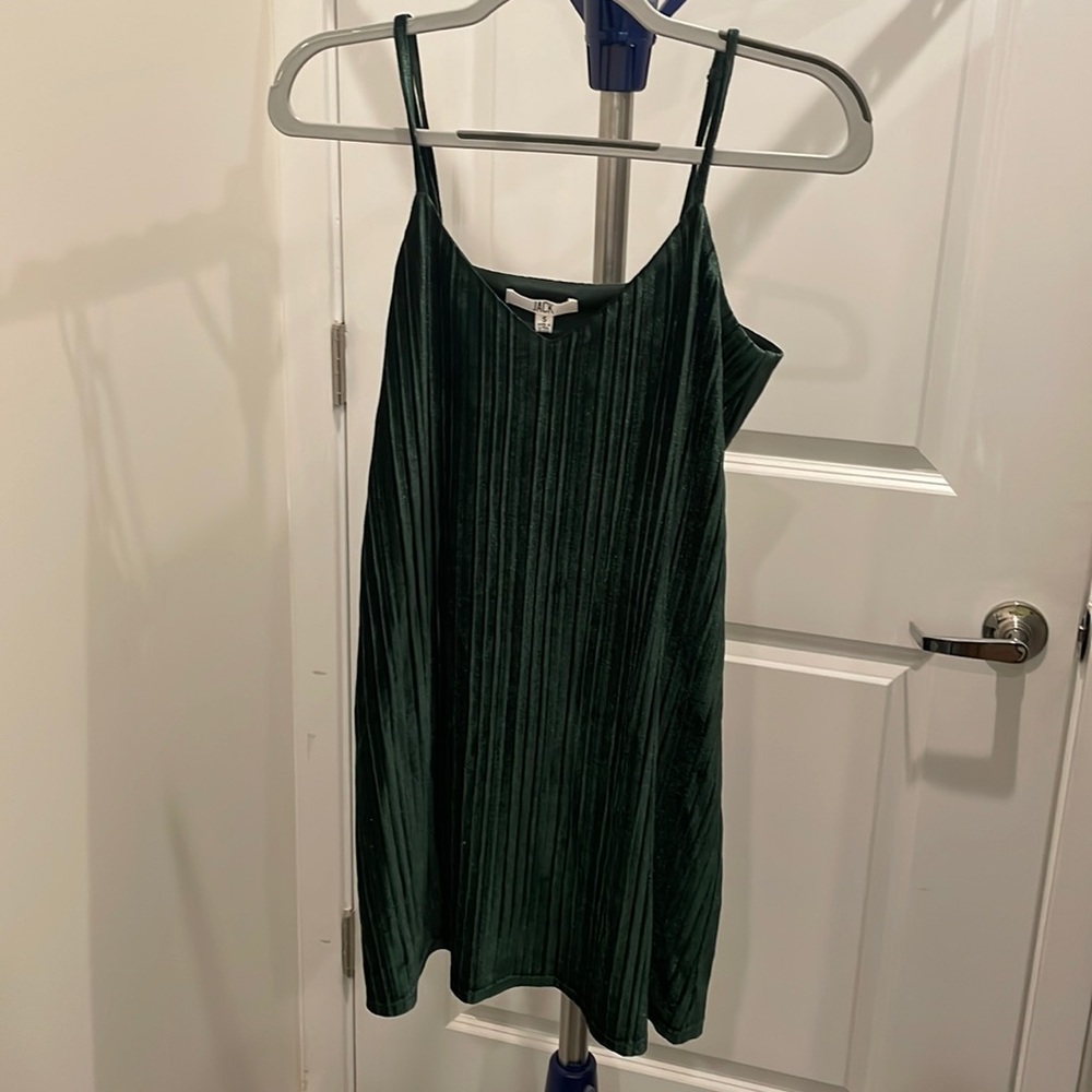 JACK by BBDAKOTA Green Velvet Dress
